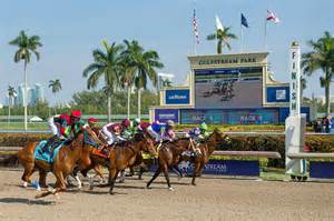 Course - Turf changed to All Weather Track. . Gulfstream park entries